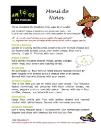 Download Kids Menu